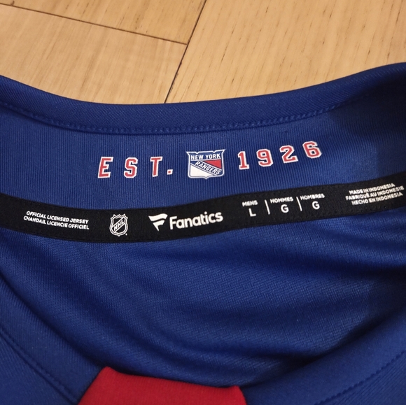 Fanatics NHL New York Rangers Chris Kreider Jersey Men's Size L NWT - Picture 3 of 6